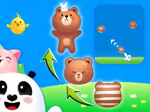 Logħba Animal Merge: Bubble Shooter onlajn