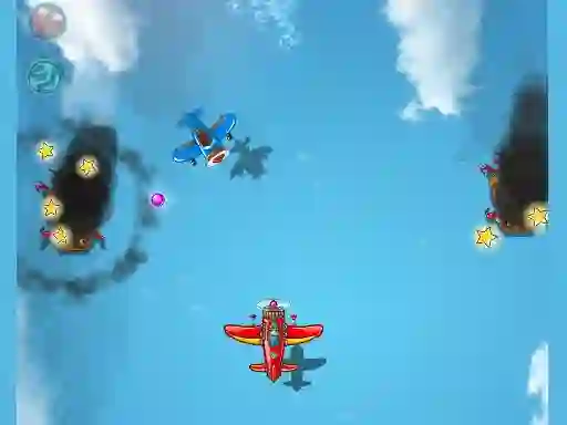 Logħba Panda Commander Air Combat onlajn