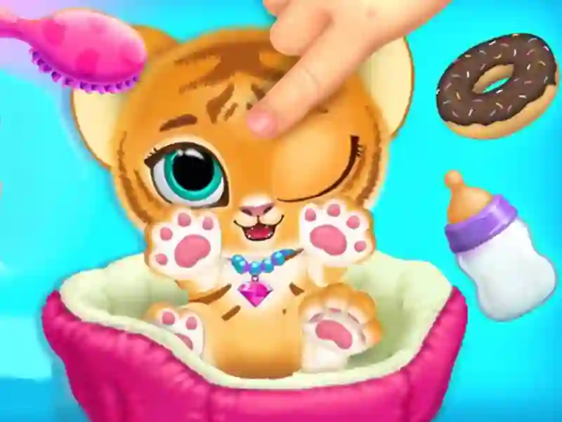 Logħba Baby Tiger Care onlajn