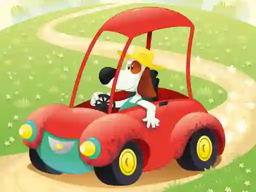 Logħba Funny Animal Ride Difference onlajn