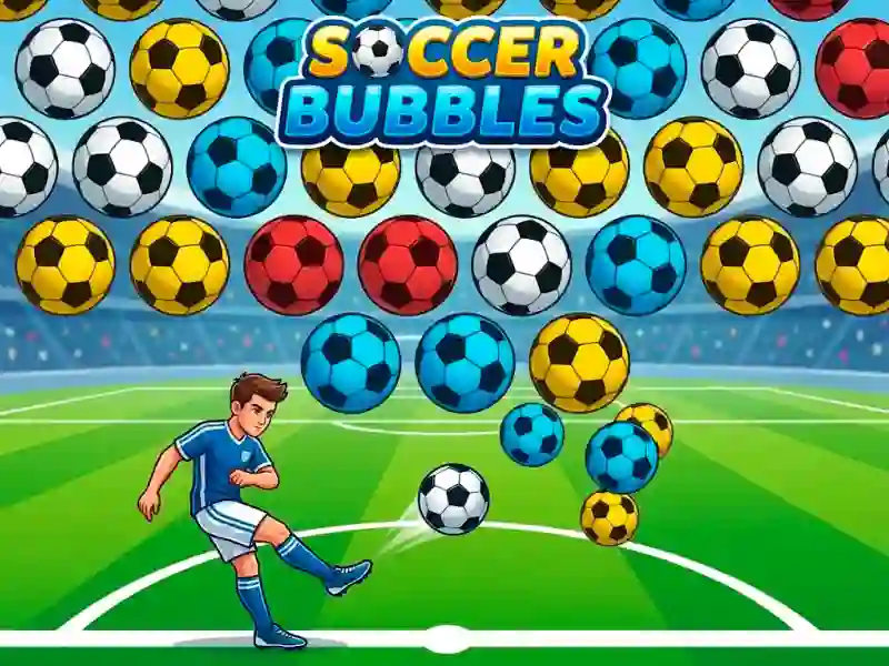 Logħba Soccer Bubbles onlajn