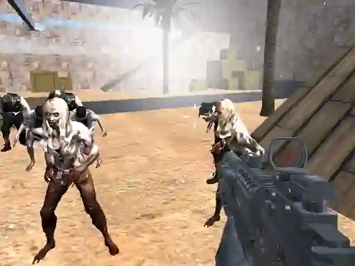 Logħba Combat Strike Zombie Survival Multiplayer onlajn