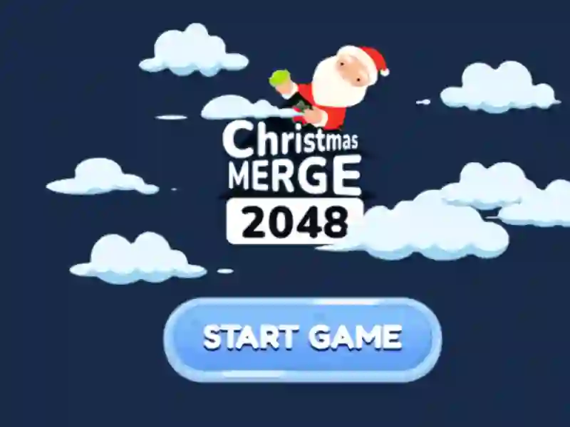 Logħba Christmas Merge 2048 onlajn