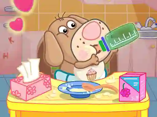 Logħba Hippo Baby Care Game onlajn