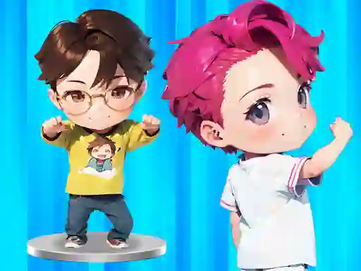 Logħba BTS Chibi Claw Machine onlajn