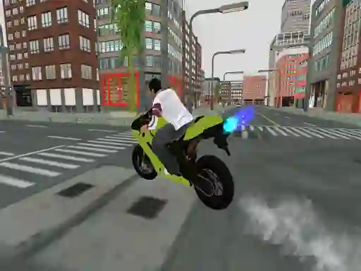 Logħba Heavy Bikes City Parking Game 3D onlajn