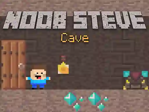 Logħba Noob Steve Cave onlajn