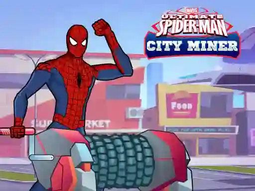 Logħba Spiderman Gold Miner onlajn