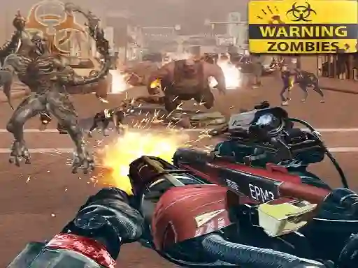Logħba Zombie Shooter - Warfar onlajn