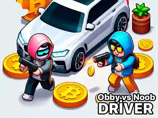 Logħba Obby vs Noob Driver onlajn