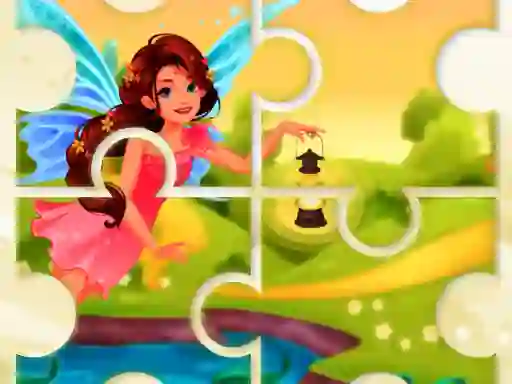 Logħba Little Cute Summer Fairies Puzzle onlajn