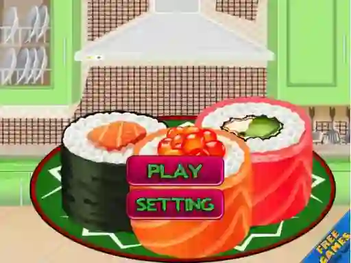 Logħba Sushi Roll 3D Cool onlajn
