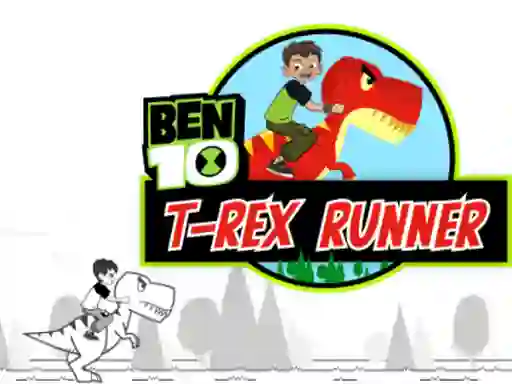 Logħba Ben 10 T-Rex Runner onlajn