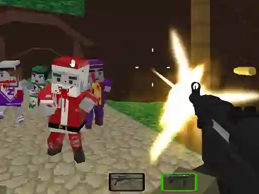 Logħba PGA6 Combat Pixel Vehicle Zombies onlajn