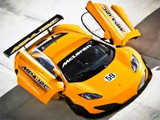Logħba McLaren GT3 Puzzle onlajn