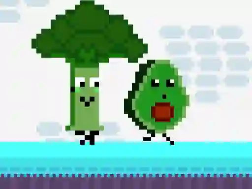 Logħba Cat Chef vs Fruits - 2 Player onlajn