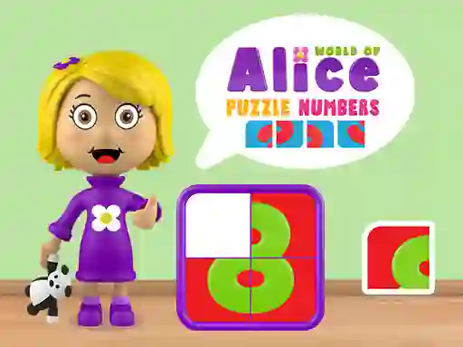 Logħba World of Alice Puzzle Numbers onlajn