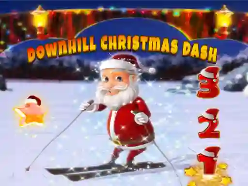 Logħba Downhill Christmas Dash onlajn
