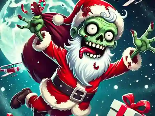 Logħba Flappy Zombie Santa Christmas Game onlajn