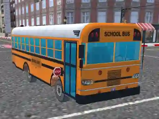 Logħba Bus School Park Driver onlajn