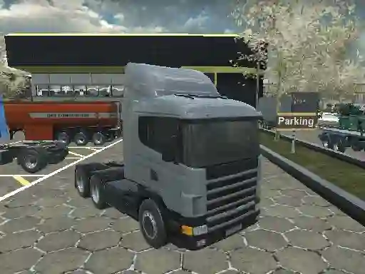 Logħba American 18 Wheeler Truck Sim onlajn