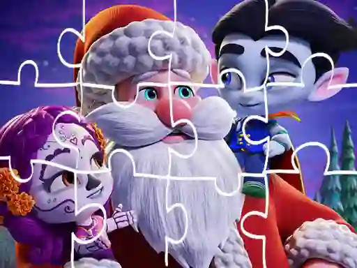 Logħba Super Monsters Christmas Jigsaw onlajn