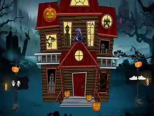 Logħba Halloween Magic Lady Escape onlajn