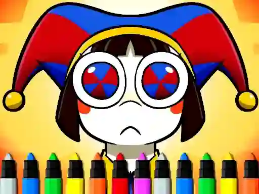 Logħba Digital Circus Coloring Adventure onlajn