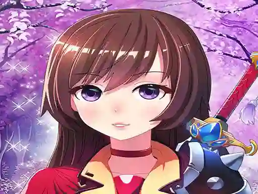 Logħba Anime Girl Fantasy Dress Up onlajn