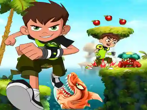 Logħba Ben 10 Super Run Fast onlajn