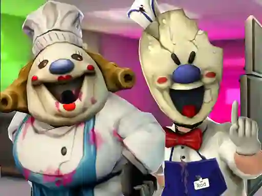 Logħba Hello Ice scream Neighbor onlajn