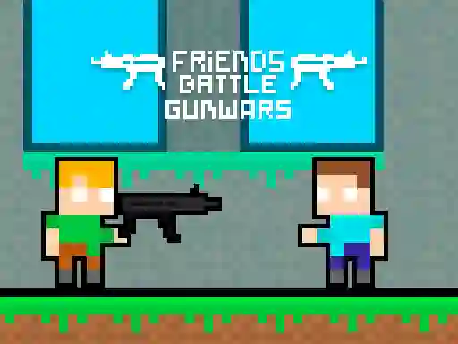 Logħba Friends Battle Gunwars onlajn