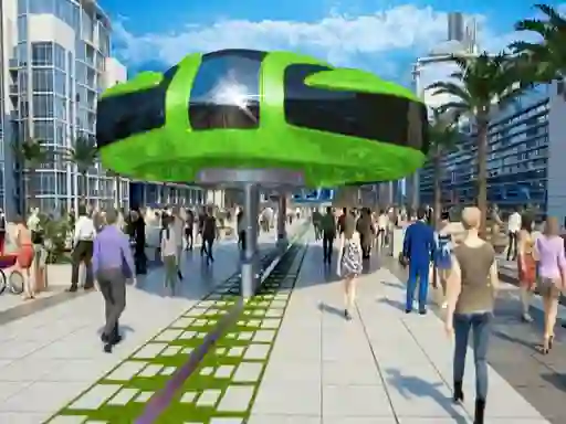 Logħba Gyroscopic Elevated Bus Simulator Public Transport onlajn