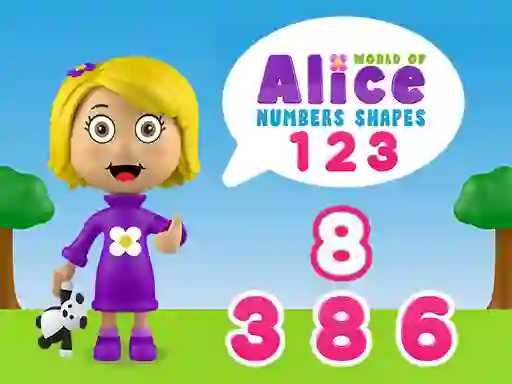 Logħba World of Alice Numbers Shapes onlajn