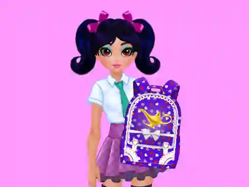 Logħba Jasmine and Elsa School Bag Design Contest onlajn