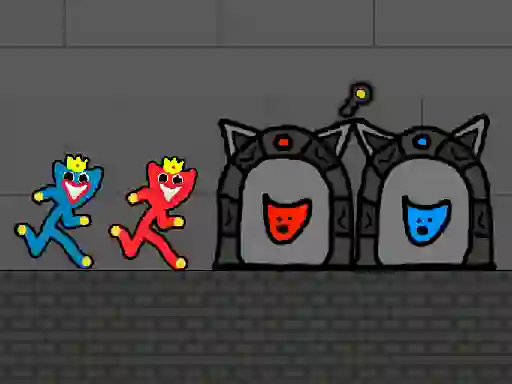 Logħba Red and Blue Stickman Huggy 2 onlajn