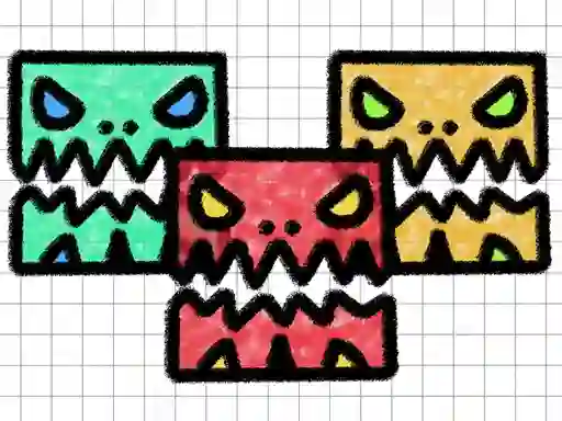 Logħba Geometry Dash Paper Note onlajn