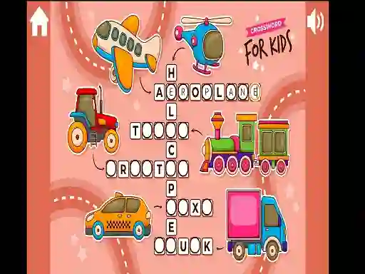 Logħba Crossword for Kids onlajn