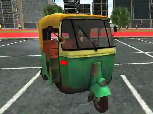 Logħba TukTuk Rickshaw City Driving Sim onlajn