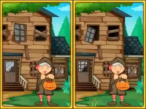 Logħba Spot the differences halloween onlajn