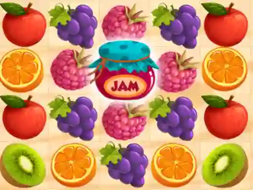Logħba Juicy Fruits Match3 onlajn