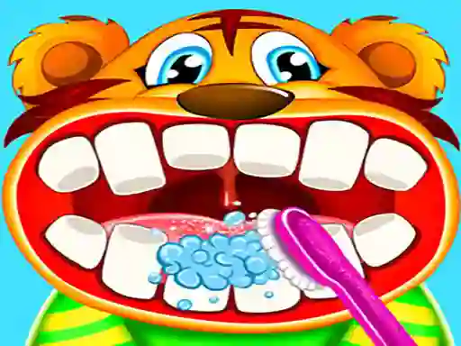 Logħba Baby Panda Dentist Care onlajn