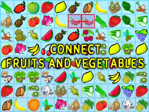 Logħba Connect Fruits and Vegetables onlajn