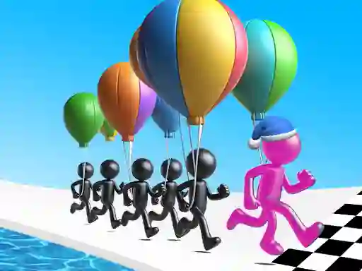 Logħba Ballon Race 3D onlajn