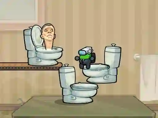 Logħba Impostor Jump Skibidi Toilet onlajn