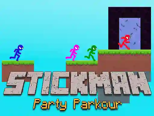 Logħba Stickman Party Parkour onlajn