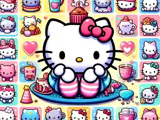 Logħba Cute Kitty Memory Challenge onlajn