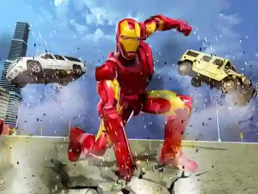 Logħba Flying Iron Hero onlajn