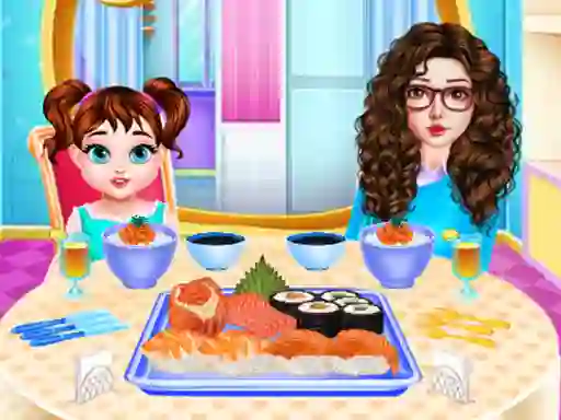 Logħba Baby Taylor Sushi Cooking onlajn