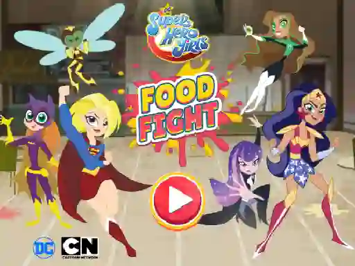 Logħba DC Super Hero Girls Food Fight onlajn